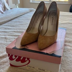 Jeffery Campbell Dulce nude heels